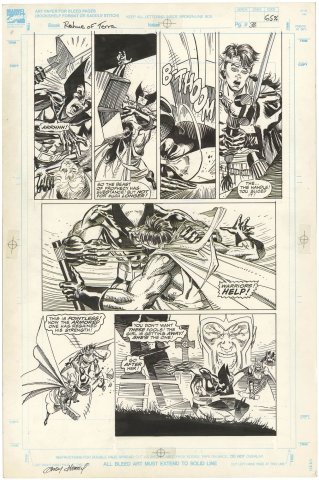 Wolverine: Rahne of Terra  #1 p38 (Signed)(Large Art)