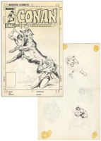 Conan the Barbarian #178 Unused Cover