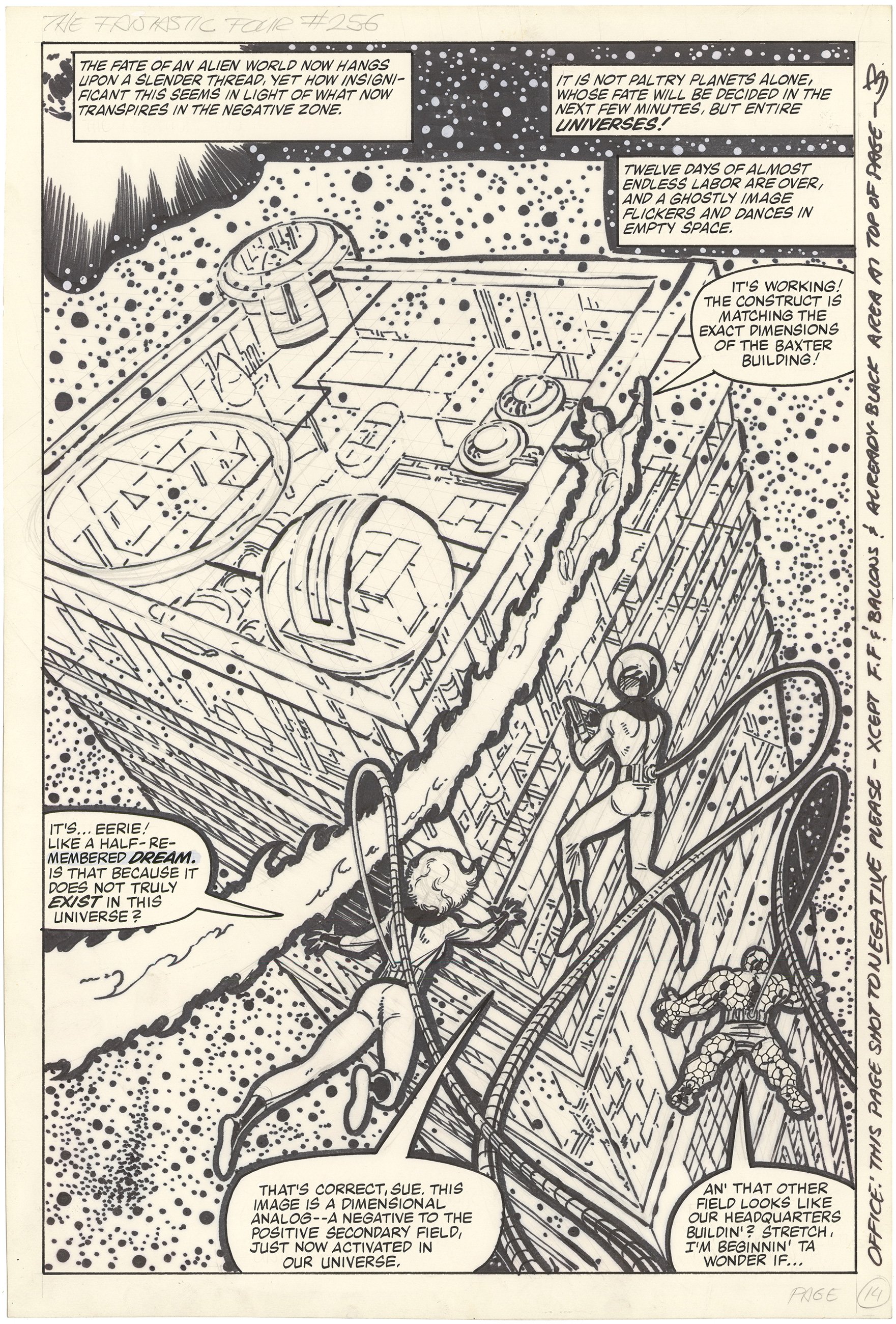 Fantastic Four #256 p14 (Large Art)