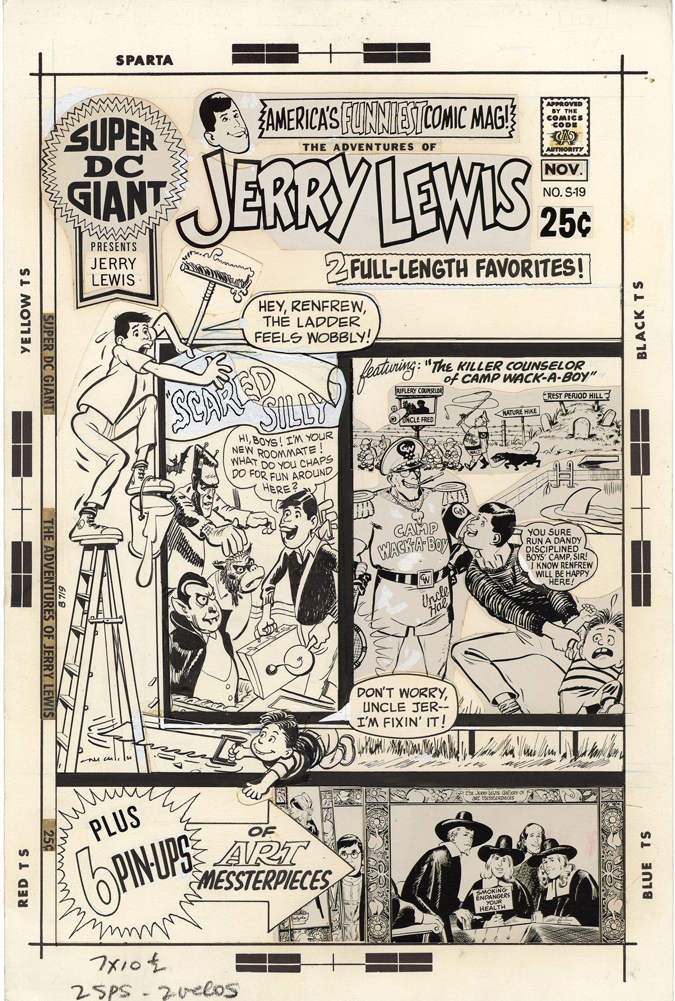 Super DC Giant (Adventures of Jerry Lewis) #S-19 Cover