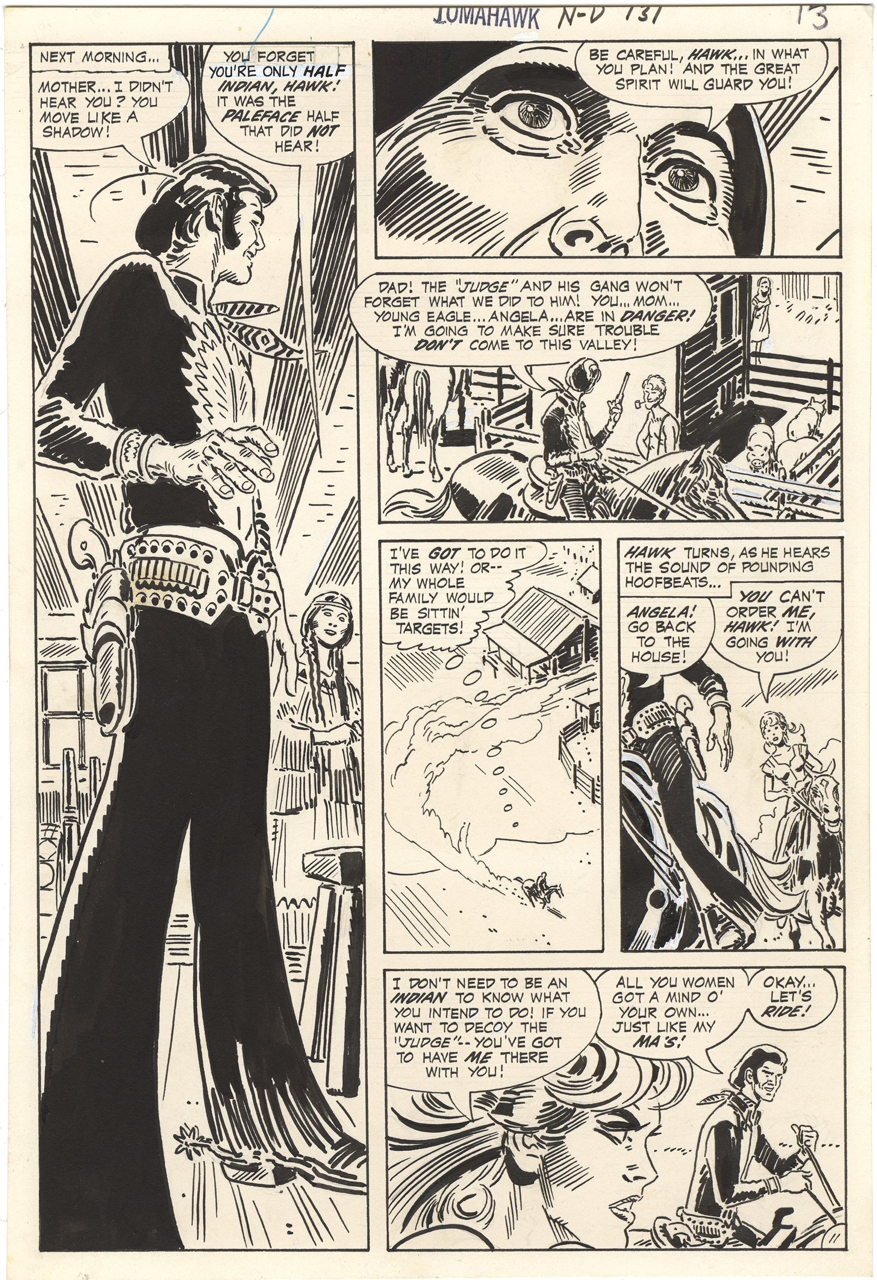 Original Comic Art by Frank Thorne | Nostalgic Investments