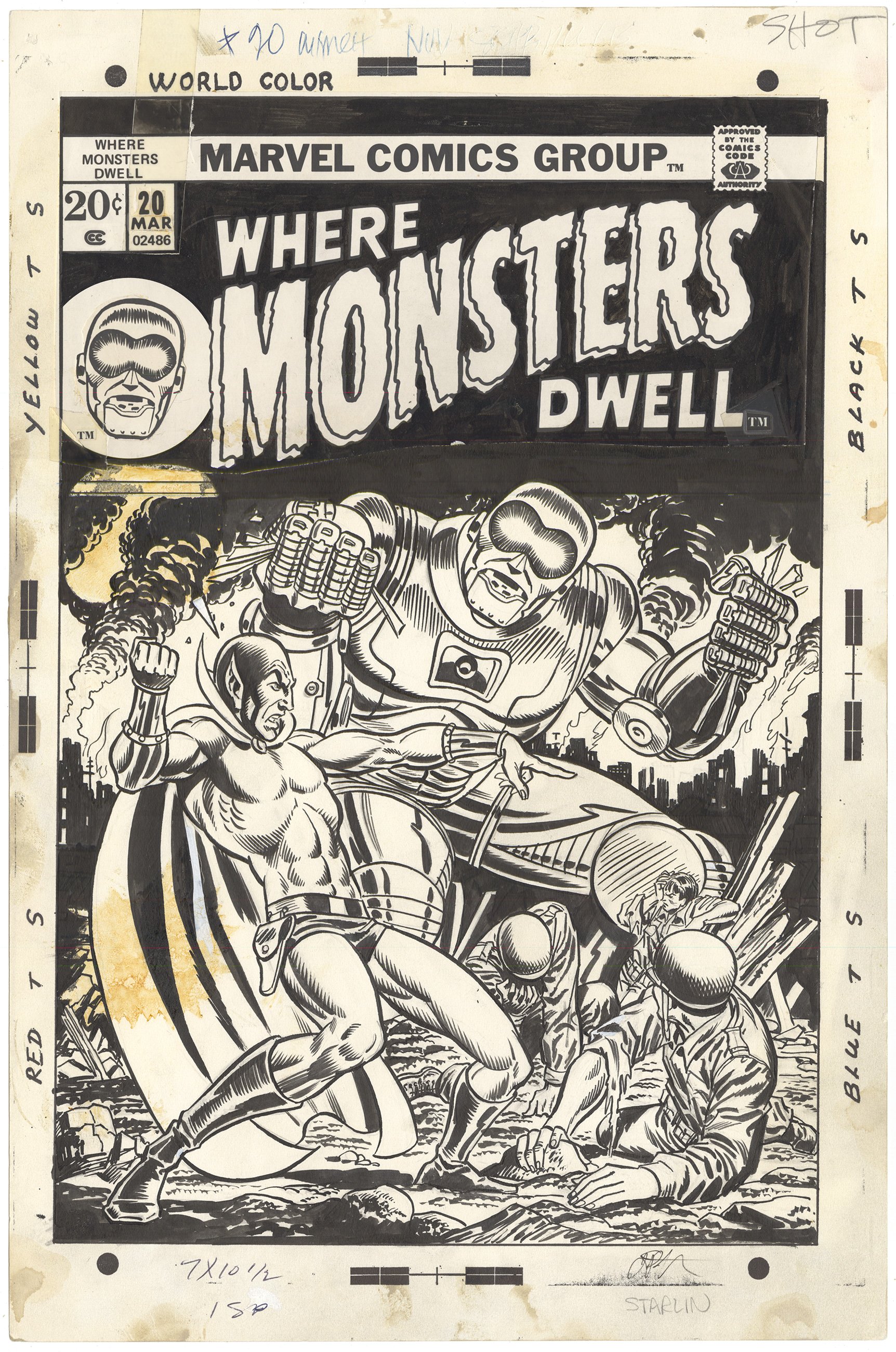 Where Monsters Dwell #20 Cover