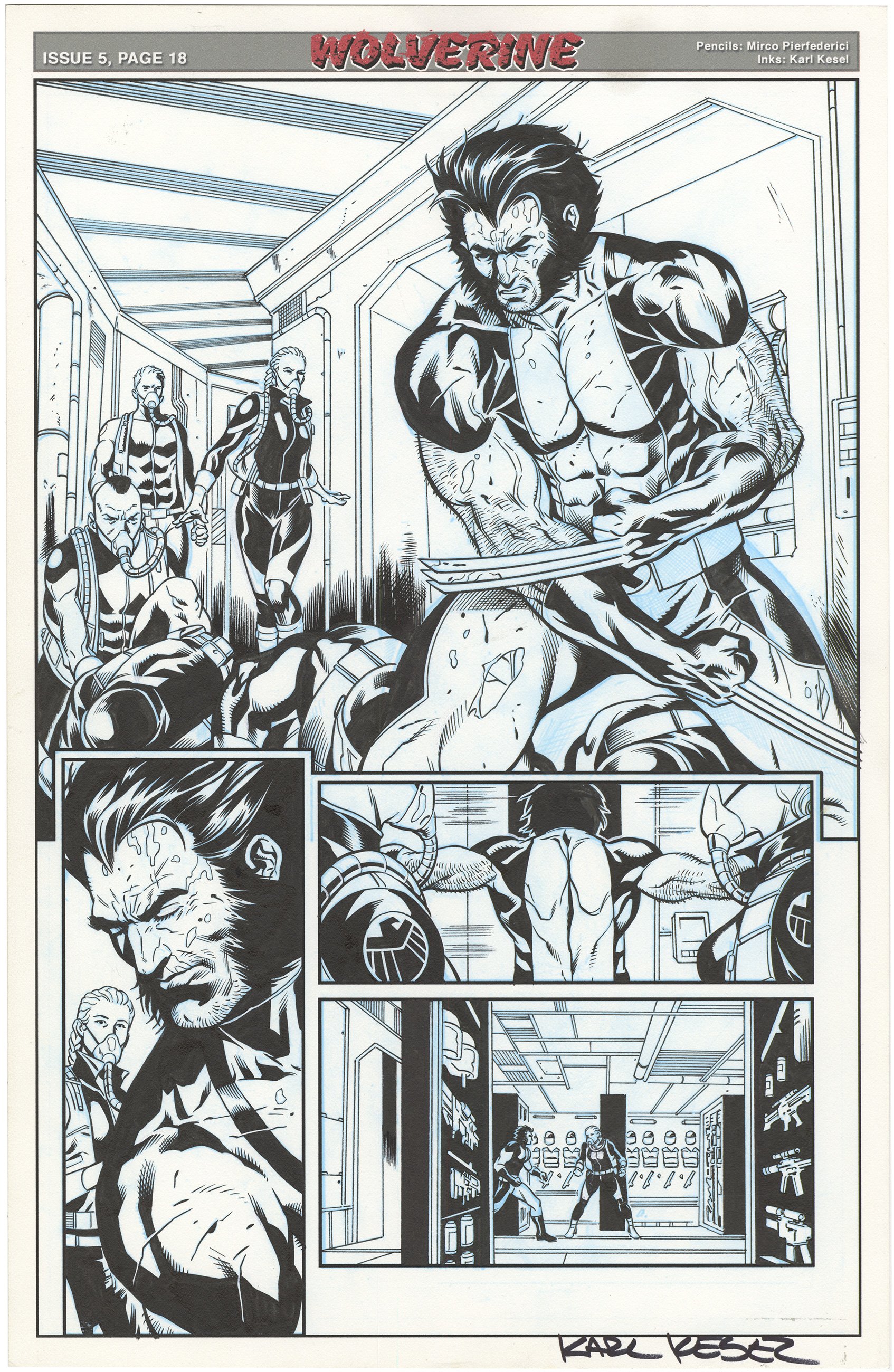 Art Adams Donates Wolverine Sketch for Jim Lee's Charity Auction