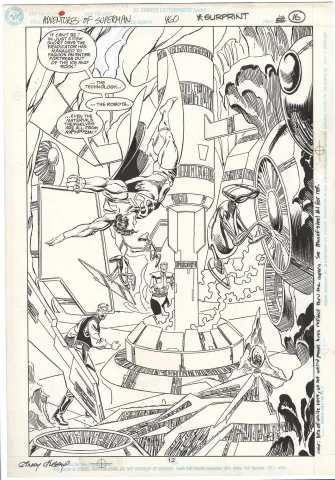 Adventures of Superman #460 p12 (Splash)