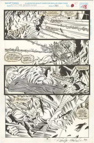 Amazing Spider-Man #381 p18 (Signed)