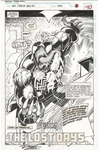 Amazing Spider-Man #388 p4 (Splash)(Venom)