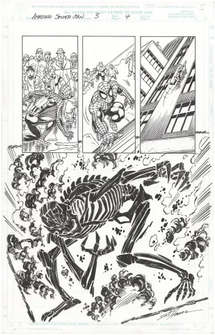 Amazing Spider-Man #3 p4 (½ Splash) (Signed)