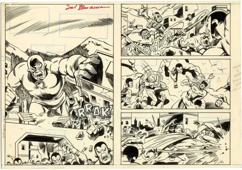 Avengers #127 p15-16 (Signed)