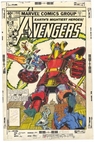 Avengers #198 Cover