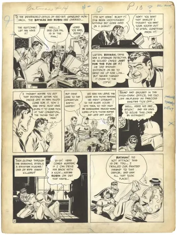 Batman #14 p10 (Large Art)(Historic)