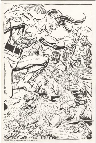 John Byrne Commission - Avengers (Like Avengers #1)