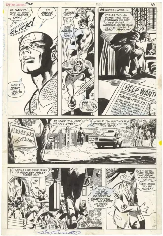 Captain America #120 p7 (Signed)