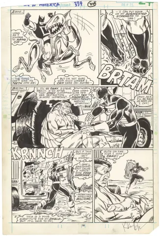 Captain America #339 p18 (Signed)
