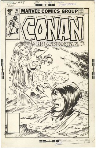 Conan the Barbarian #98 Cover