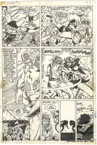 Conan the Barbarian #3 p18 (Signed)