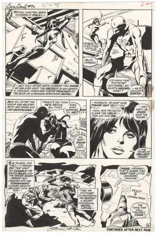 Daredevil #90 p16 (Black Widow Magic!)