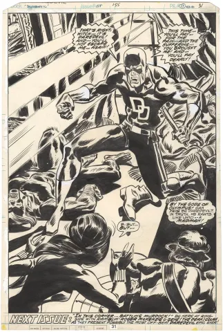 Daredevil #155 p31 (Splash)