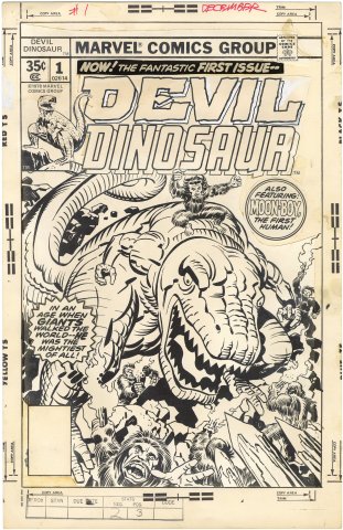 Devil Dinosaur #1 Cover (Stat)