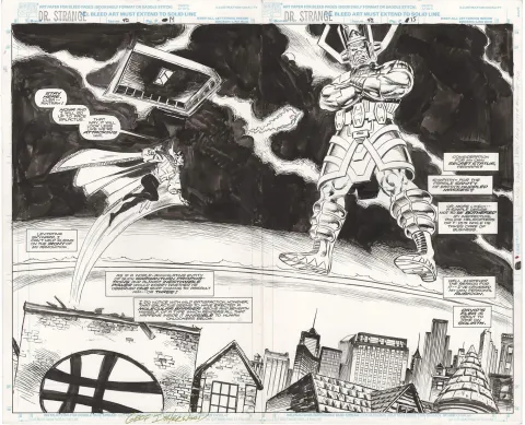 Doctor Strange #42 p14+15 (Double Spread)