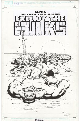 Alpha Fall of the Hulks #1 Variant Cover
