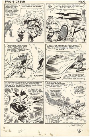 Fantastic Four #23 p7 (Large Art, Signed)