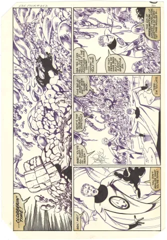 Fantastic Four #252 p30 (Outstanding!!!)(Signed)