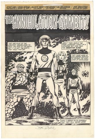Fantastic Four #256 p1 (Oversized)
