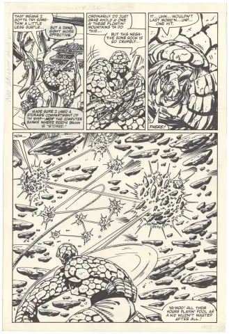 Fantastic Four #256 p10 (⅔ Splash) (Large Art)