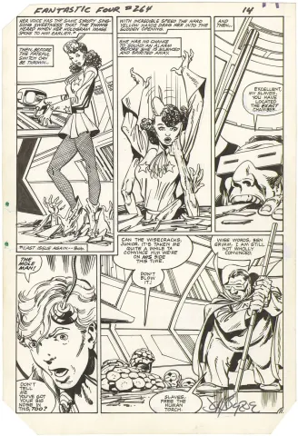 Fantastic Four #264 p11 (Signed)