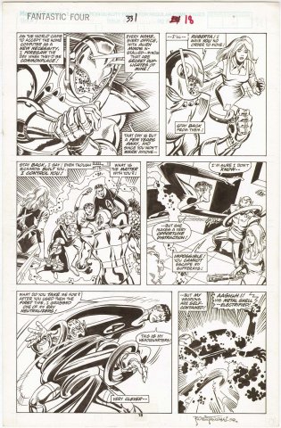 Fantastic Four #331 p18 (Ultron Battle)