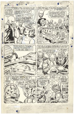 Fantastic Four #66 p12 (Origin Warlock-Large Art)