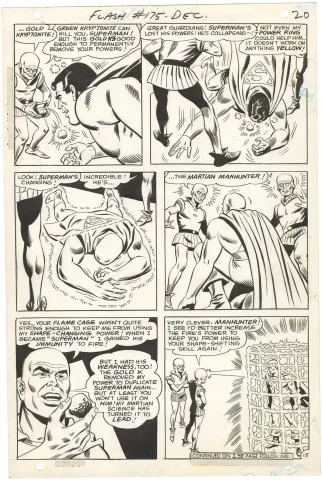 Flash #175 p15 (Superman/Flash Race!)