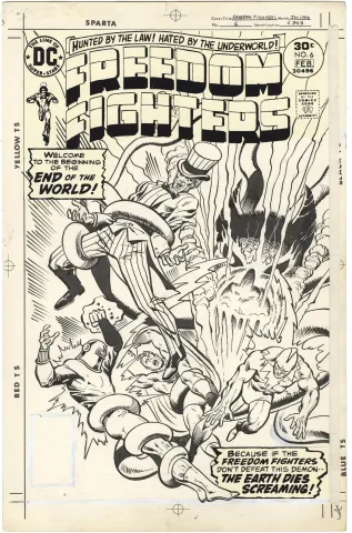 Freedom Fighters #6 Cover