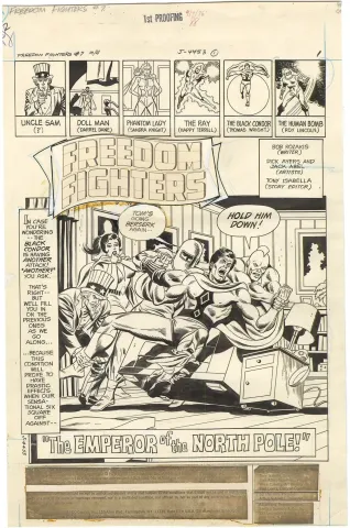 Freedom Fighters #7 p1 (Splash)