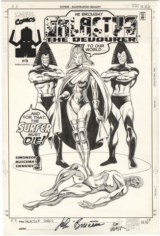 Galactus the Devourer #5 Cover (Signed)