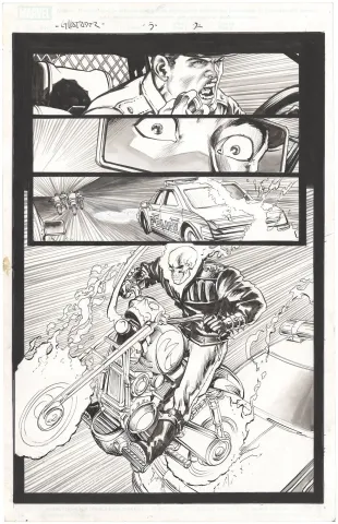Ghost Rider #5 p2 (½ Splash)