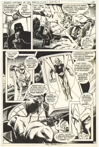 Green Lantern #139 p14 (Signed)(⅔ Splash)
