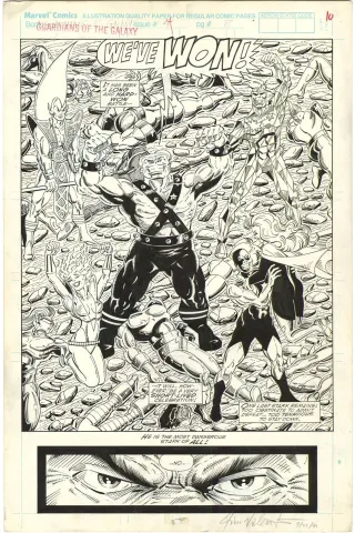 Guardians of the Galaxy #4 p8 (Splash)(Signed)