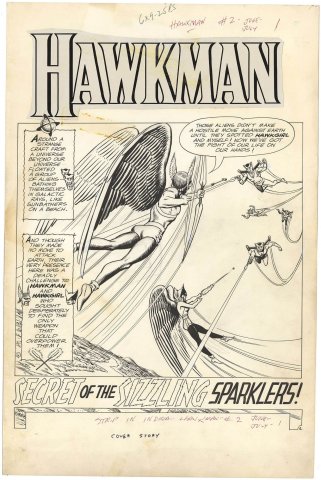 Hawkman #2 p1 (Splash-Large Art)