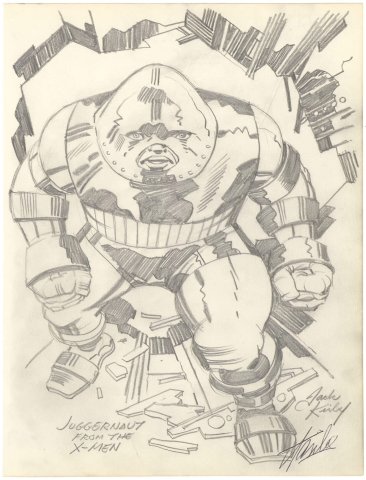 Heroes and Villains Juggernaut (Kirby + Lee Signed)