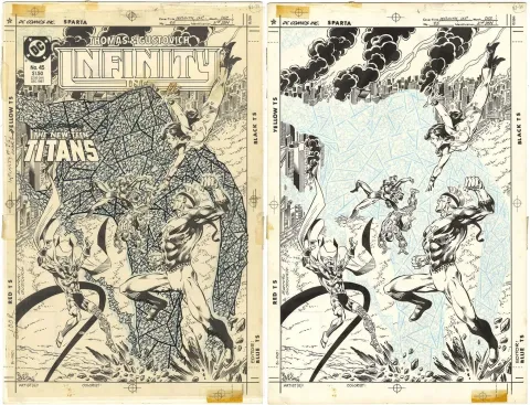 Infinity Inc. #45 Cover (Teen Titans)