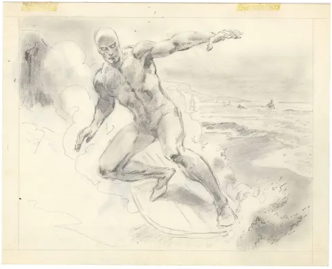 John Buseuma Unused Silver Surfer Movie Storyboard