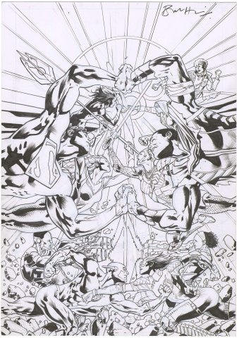 Justice League of America #27 Cover (Signed)