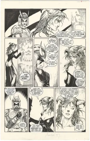 Legend Lore #7 p18 (Signed)