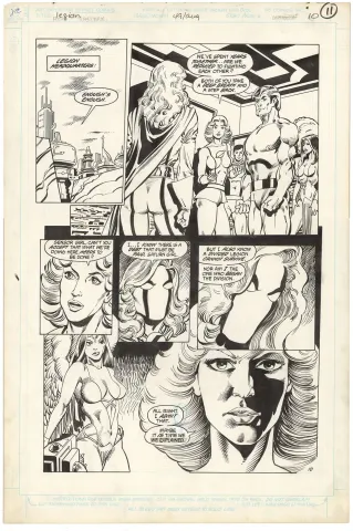 Legion of Super-Heroes #49 p10 (Large Art)