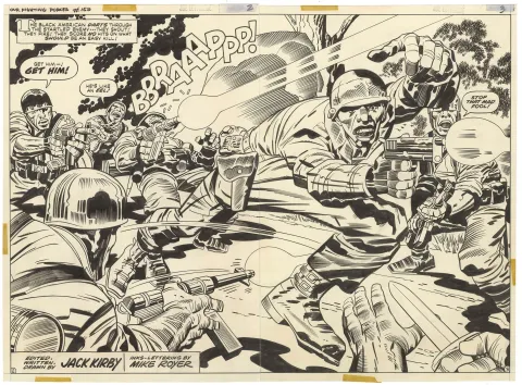 Our Fighting Forces #159 p2+3 (Double Page Spread)