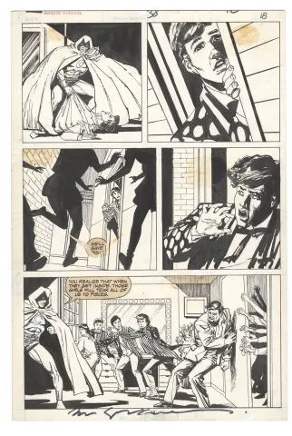 Marvel Fanfare #38 p18 (Moon Knight)(Signed)