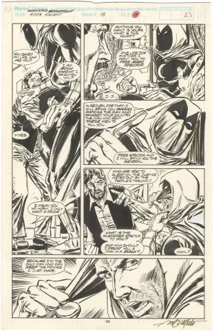 Moon Knight #18 p23 (Signed)