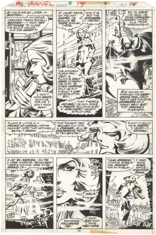 Ms. Marvel #14 p14 (Carol Danvers & Dracula)