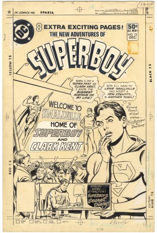 New Adventures of Superboy #12 Cover (Signed)